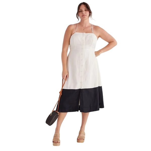Maeve Linen Maxi XL New Anthropologie Tuxedo