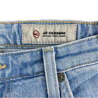 AG Adriano Goldschmied Jodi Crop Jeans 31 High Rise Light Wash