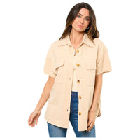 Cotton Button Down by Fantastic Fawn