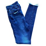 Good American Good Waist Jeans 26 Raw-Hem Skinny GWRH941T