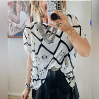 Tasha Polizzi Poncho Top OS Western Oversized