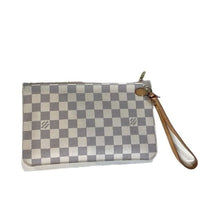 Louis Vuitton Pochette Damier Azur MM Wrist Strap Wristlet