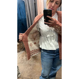Aztec Blanket Cardigan by New In