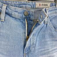 AG Adriano Goldschmied Jodi Crop Jeans 31 High Rise Light Wash