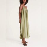 Z Supply Tiana Midi Dress Olive Branch