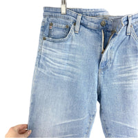 AG Adriano Goldschmied Jodi Crop Jeans 31 High Rise Light Wash