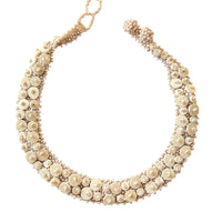 Ostrich Shell Collar Beaded Necklace New Hand Made Fair Trade Skoonhead Namibia