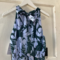 1901 Floral Midi Dress 2 New Halter Sleeveless XS Nordstrom