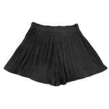 Entro Pleated Black Skort Medium New Shorts Soft Flowy