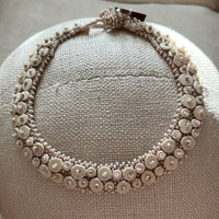 Ostrich Shell Collar Beaded Necklace New Hand Made Fair Trade Skoonhead Namibia