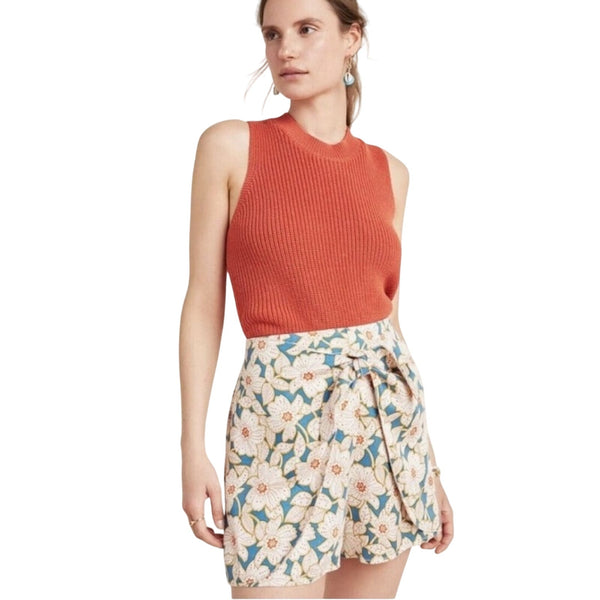 Anthropologie Georgie Floral Skort XS Skirted Shorts