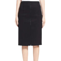 Rag & Bone Samantha Pencil Skirt 2 New Black Stretchy Zip XS