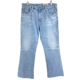 AG Adriano Goldschmied Jodi Crop Jeans 31 High Rise Light Wash