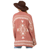 Aztec Blanket Cardigan by New In