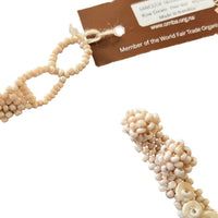 Ostrich Shell Collar Beaded Necklace New Hand Made Fair Trade Skoonhead Namibia