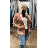 Aztec Blanket Cardigan by New In