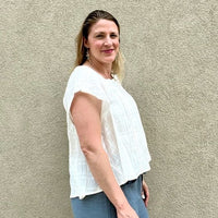 Easel Cotton Voile Top