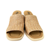 OTBT Bravura Raffia Sandal 10 Heeled Slip On Shoe