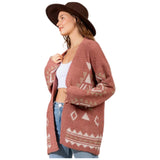 Aztec Blanket Cardigan by New In