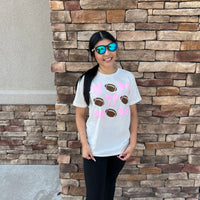 Football Bows Graphic Tee