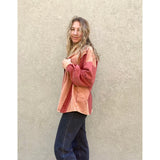 Easel Mineral Washed Jacket Orange