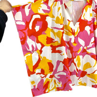 Crosby Rosie Top Large Coral Charm Blouse Mollie Burch