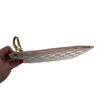 Louis Vuitton Pochette Damier Azur MM Wrist Strap Wristlet