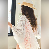 Davi & Dani Eyelet Lace Kimono
