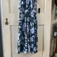 1901 Floral Midi Dress 2 New Halter Sleeveless XS Nordstrom