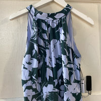 1901 Floral Midi Dress 2 New Halter Sleeveless XS Nordstrom
