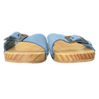 Sundance Leather Clogs 36 Wooden Sandals Shoes Spain