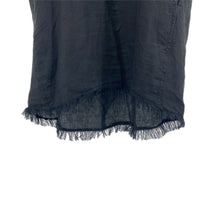Layerz Embroidered Linen Dress XL Black Boho Delta