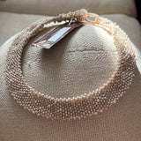 Ostrich Shell Collar Beaded Necklace New Hand Made Fair Trade Skoonhead Namibia