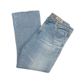 AG Adriano Goldschmied Jodi Crop Jeans 31 High Rise Light Wash