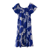 Hilo Hattie Hawaiian Dress XL Midi Floral Cotton Retro