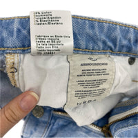AG Adriano Goldschmied Jodi Crop Jeans 31 High Rise Light Wash