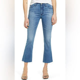 AG Adriano Goldschmied Jodi Crop Jeans 31 High Rise Light Wash