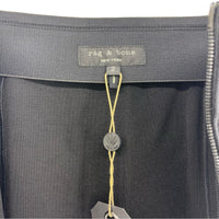 Rag & Bone Samantha Pencil Skirt 2 New Black Stretchy Zip XS