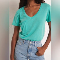 Z Supply Pocket Tee Cabana Green