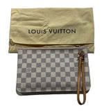 Louis Vuitton Pochette Damier Azur MM Wrist Strap Wristlet