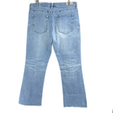 AG Adriano Goldschmied Jodi Crop Jeans 31 High Rise Light Wash